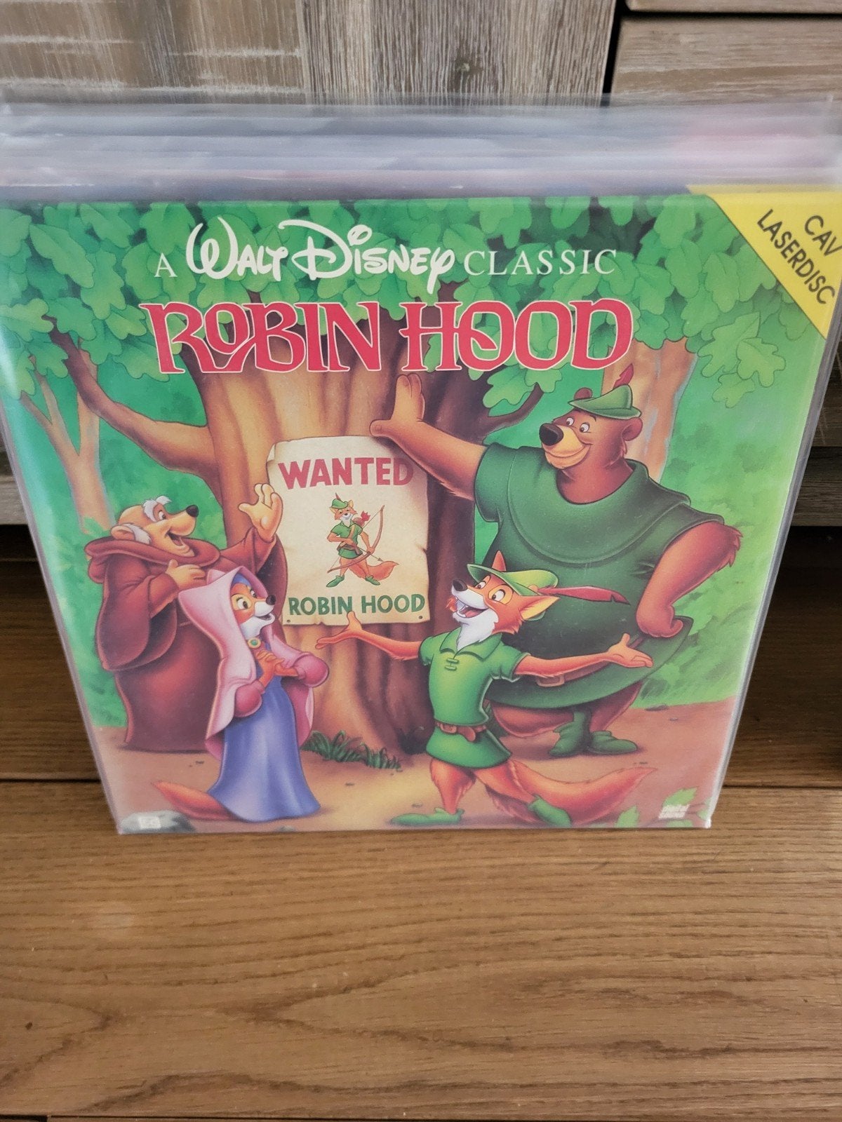 Robin Hood. (cav laserdiscs), Alle leeftijden, Ophalen of Verzenden, Zo goed als nieuw