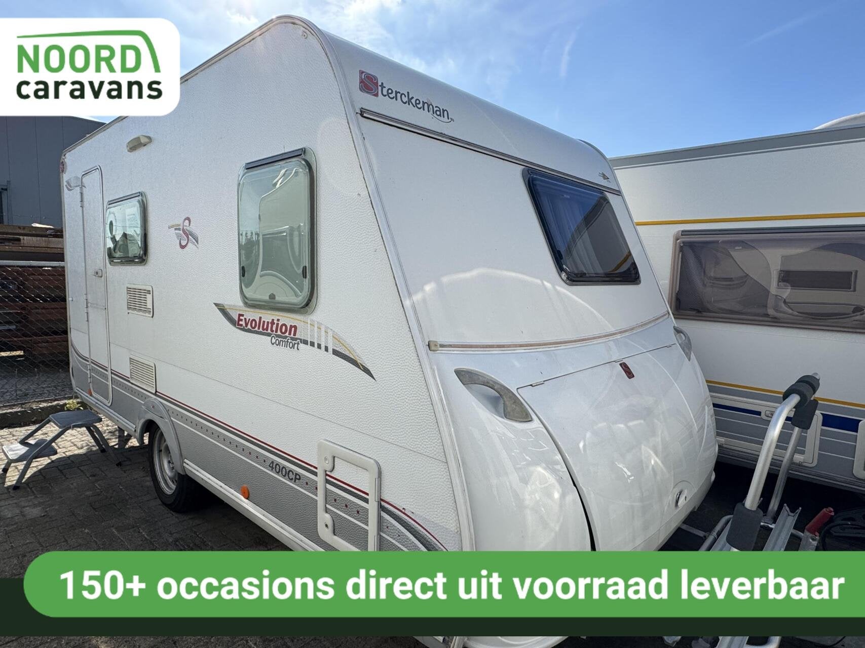 Sterckeman EVOLUTION COMFORT 400 CP, FRANSBED, MOVER, Caravans en Kamperen, Mover, Sterckeman, Bedrijf, Treinzit