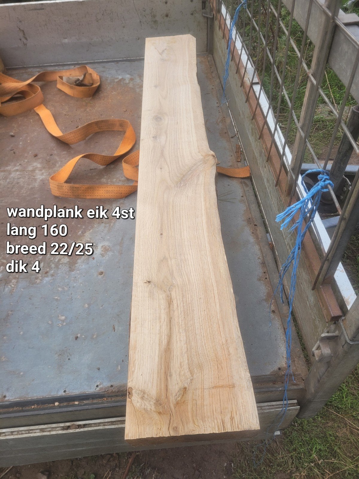 schaaldeel wandplank vensterbank EIKEN GESCHAAFD, Ophalen of Verzenden, Nieuw, Minder dan 180 cm, Planken