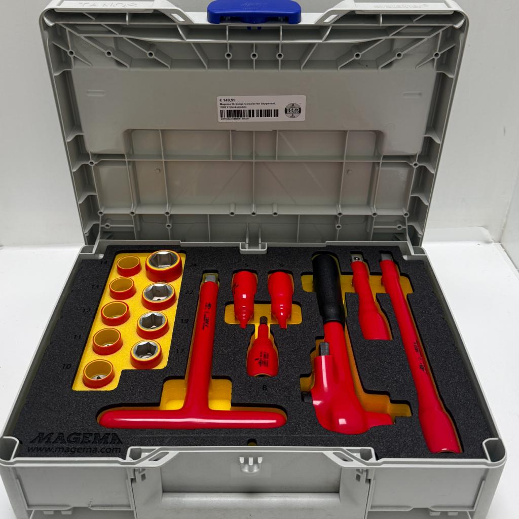 Magema 16-Delige GeïSoleerde Doppenset, 1000 V Steeksleutels, Flex Ltd., Nieuw, https://flex.com/contact-us, Nobelstraat 10, 5807 GA Oostrum LB, Limburg, Nederland