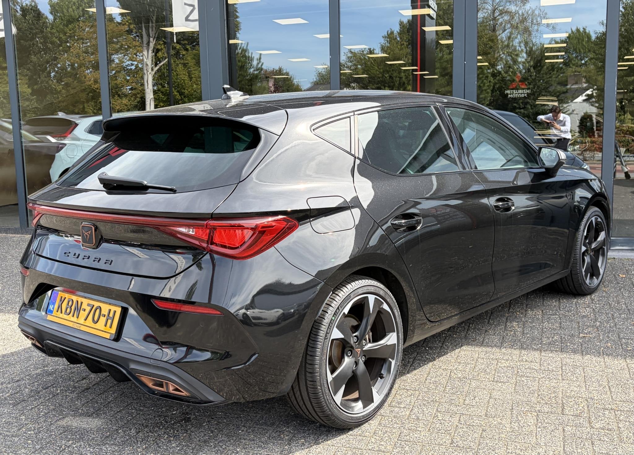 CUPRA Leon 1.4 e-Hybrid VZ Adrenaline | SOH 96% | Leer | Sto, Auto's, Gebruikt, 4 cilinders, Met garantie (alle), Leon
