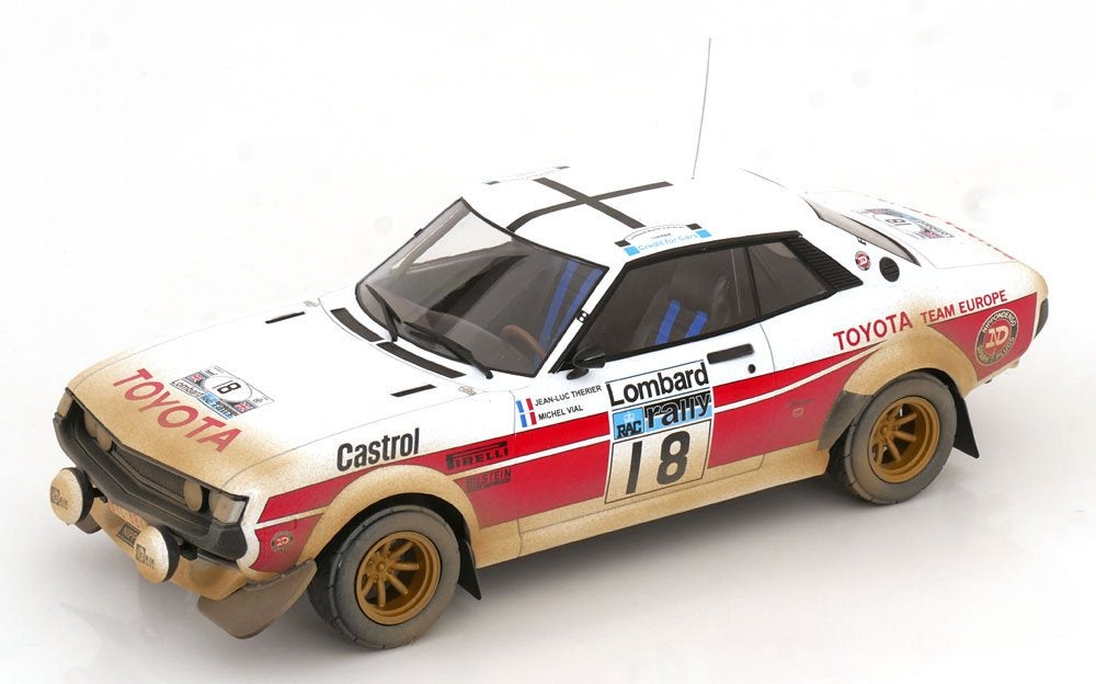 Toyota Celica 2000 GT (RA21) RAC Rally 1977, 1/18, IXO, Hobby en Vrije tijd, Modelauto's | 1:18, Overige merken, Auto, ., IXO