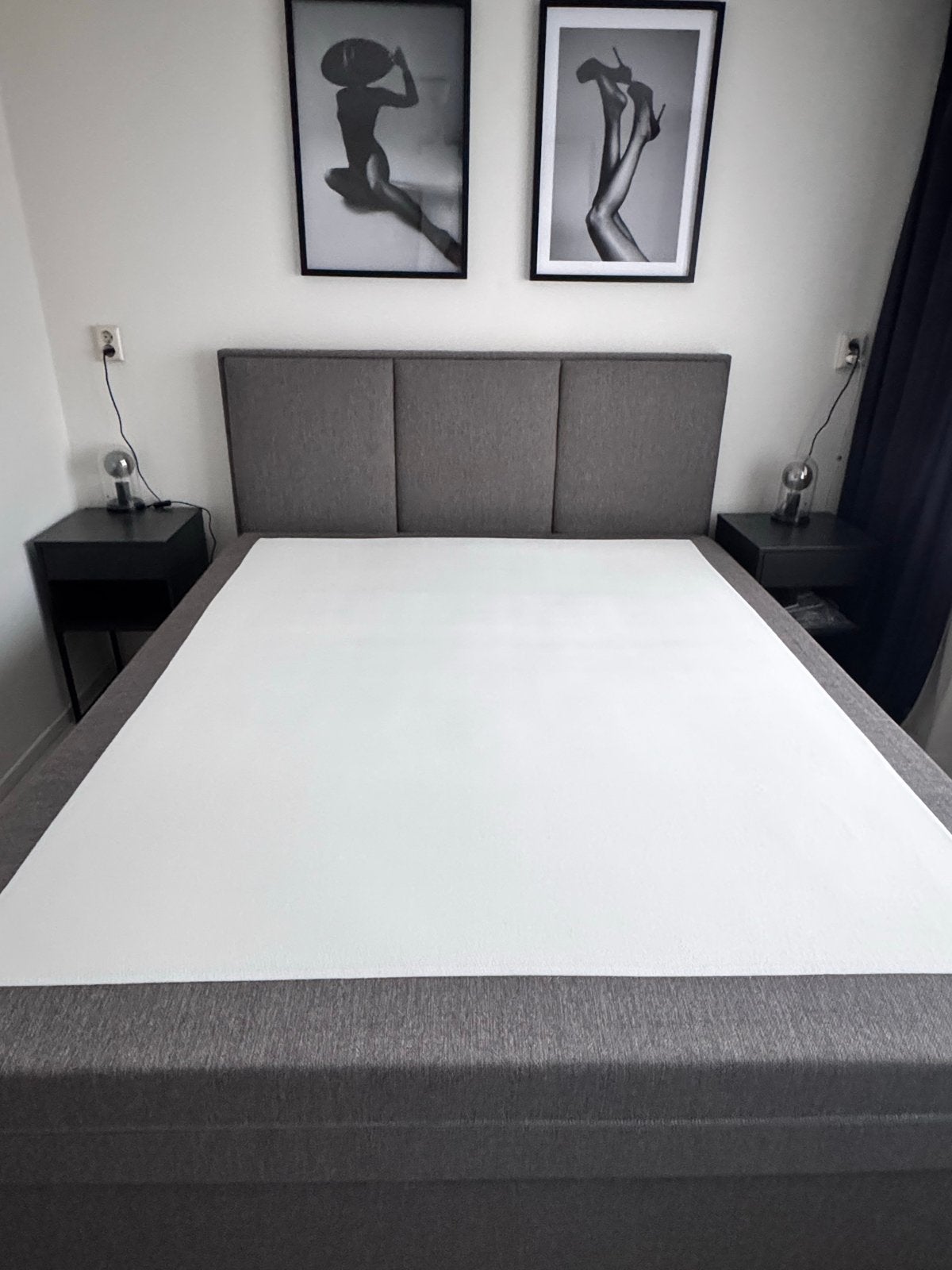 Comfortabel gestoffeerd tweepersoonsmatras van Wehkamp, Ophalen, Tweepersoons, Zo goed als nieuw, 200 cm