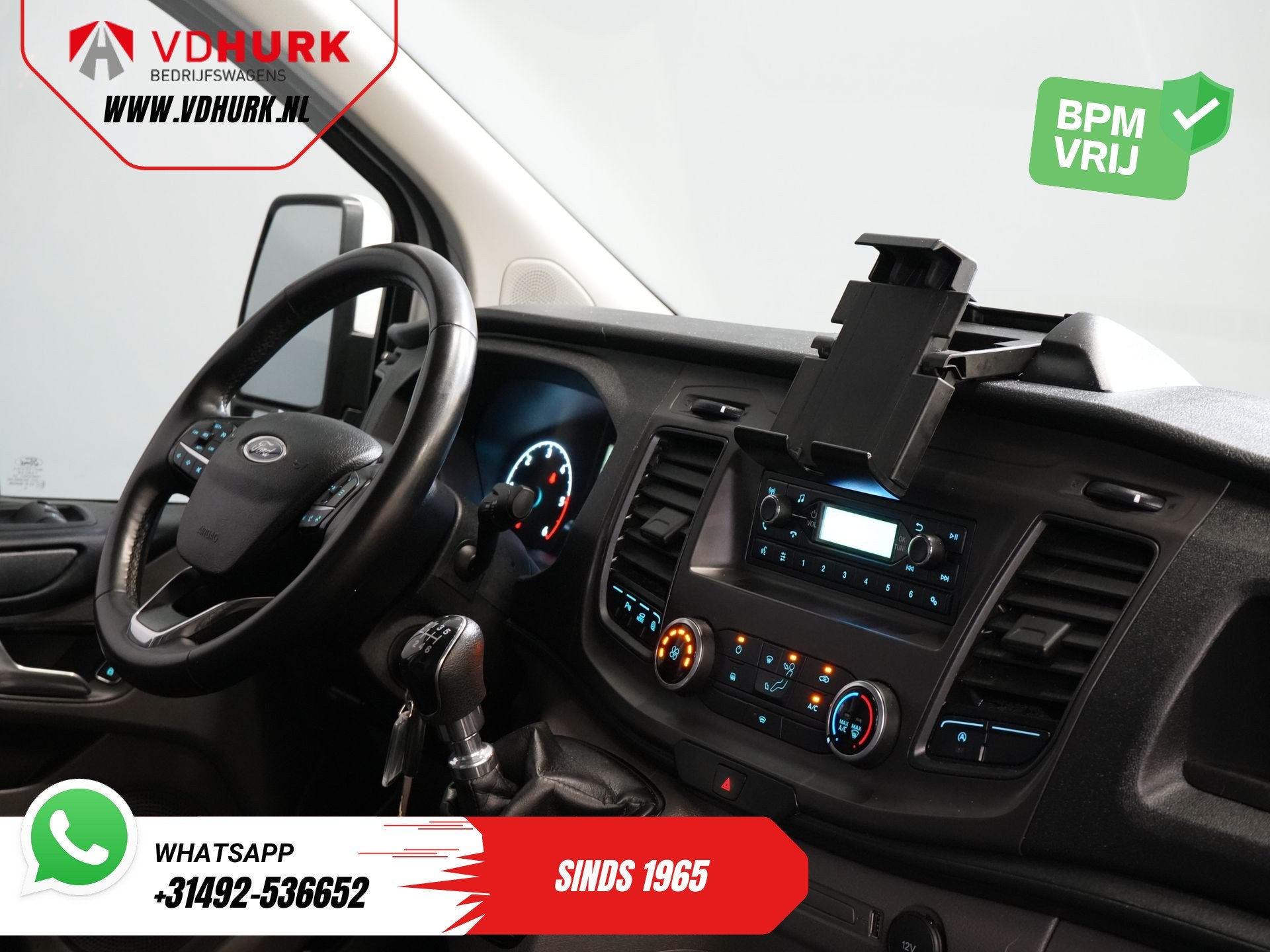 Ford Transit Custom 2.0 TDCI L2 130 pk Trend 2.8t Trekverm/, Voorwielaandrijving, Stof, USB, 4 cilinders