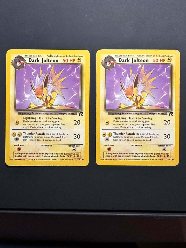Dark jolteon, Ophalen of Verzenden, Gebruikt, Losse kaart