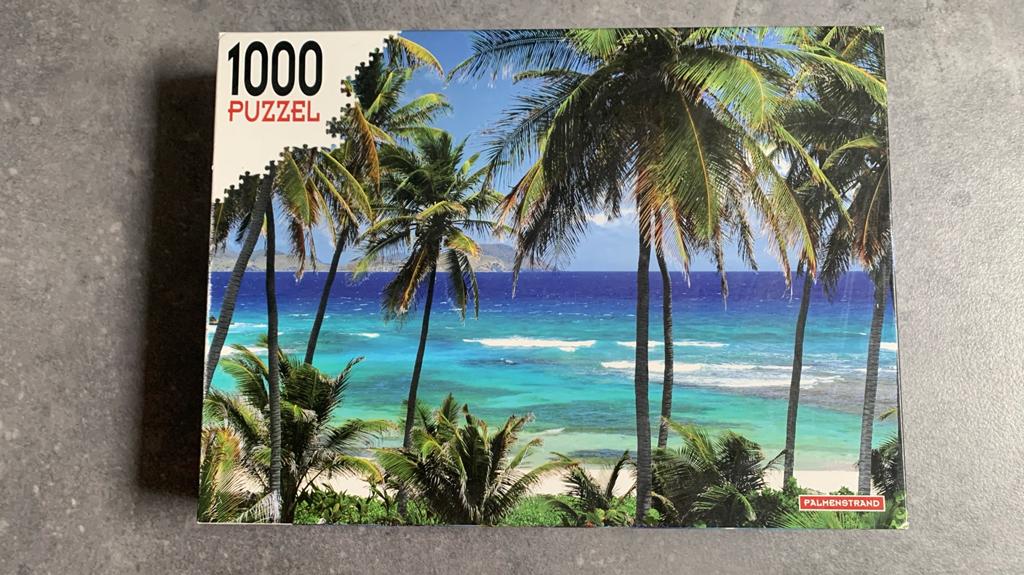 PUZZEL PALMENSTRAND, Ophalen of Verzenden, Zo goed als nieuw
