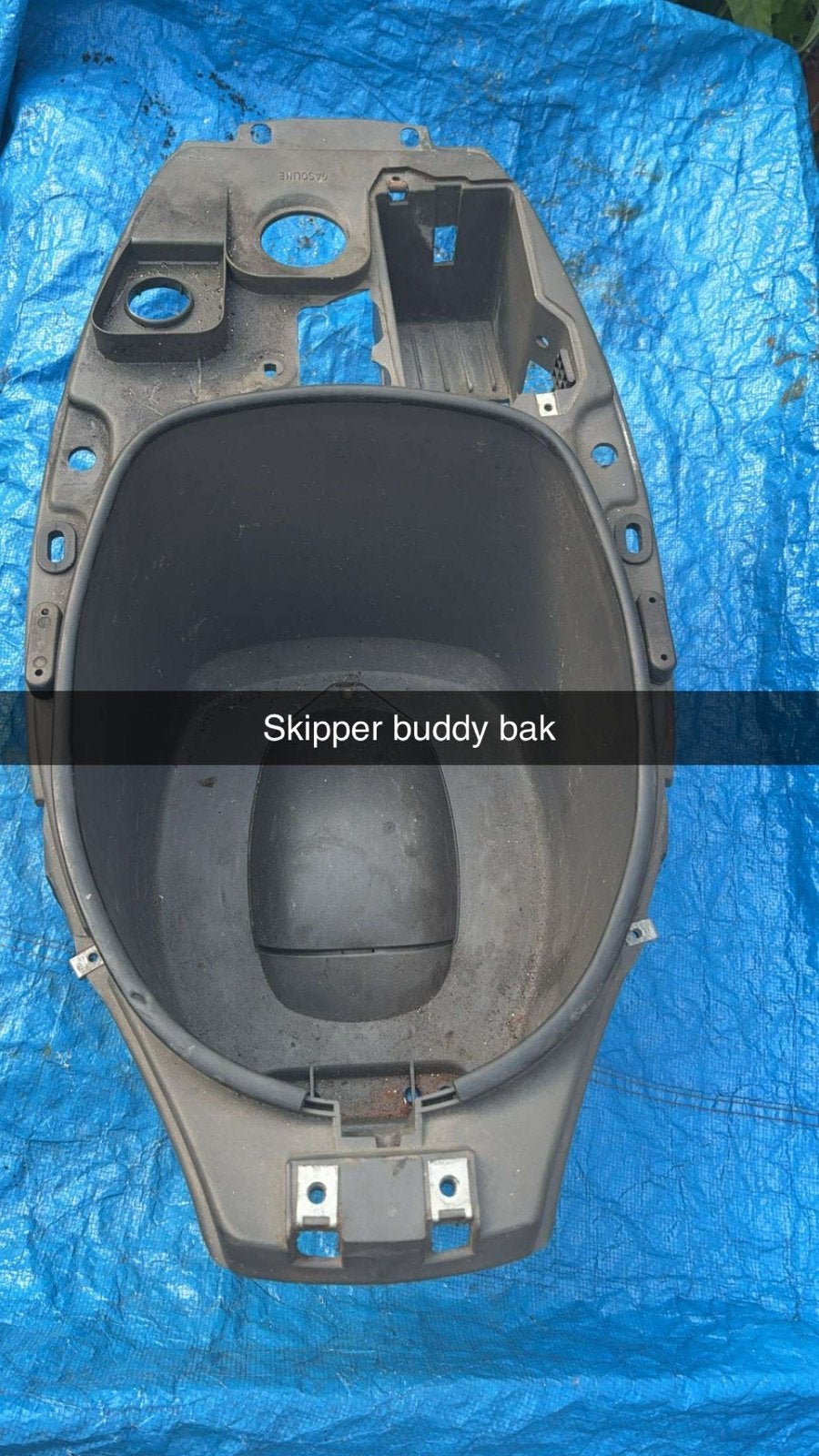 Skipper budy bak, Ophalen