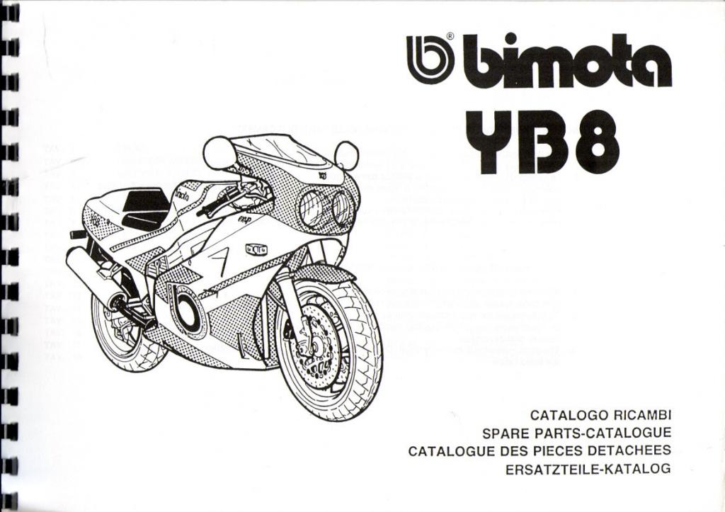 Bimota YB8 Spare Parts Catalogue (5910z), Ophalen of Verzenden, Overige merken