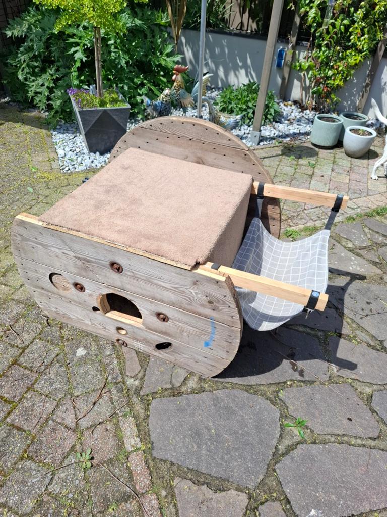 Kattenhol gemaakt van Kabelhaspel, gratis op te halen, Dieren en Toebehoren, Katten-accessoires, Ophalen