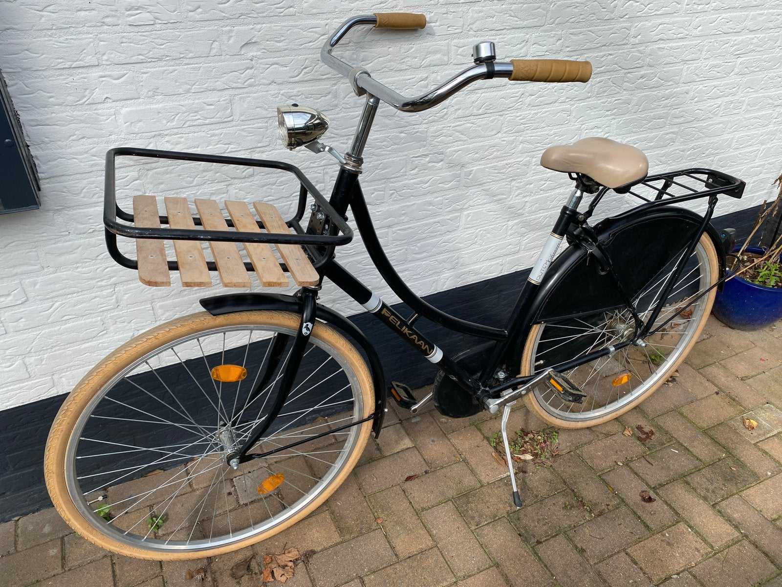 Pelikaan Dutch Classic transportfiets met terugtraprem, Fietsen en Brommers, Ophalen, Gebruikt, Terugtraprem, Overige merken