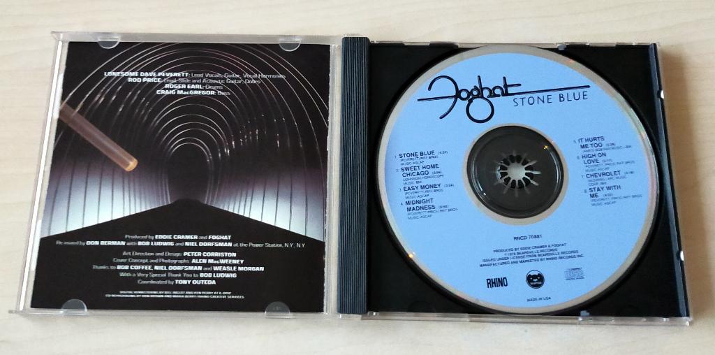 Foghat - Stone Blue CD 1975/19??, Cd's en Dvd's, Ophalen of Verzenden, Gebruikt