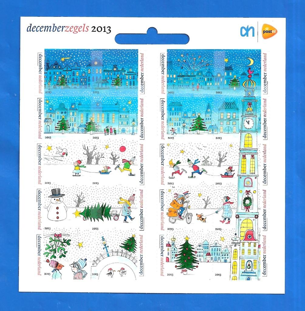 Decemberzegels 2013 V3113-3132 - AH, Verzenden, Na 1940, Postfris