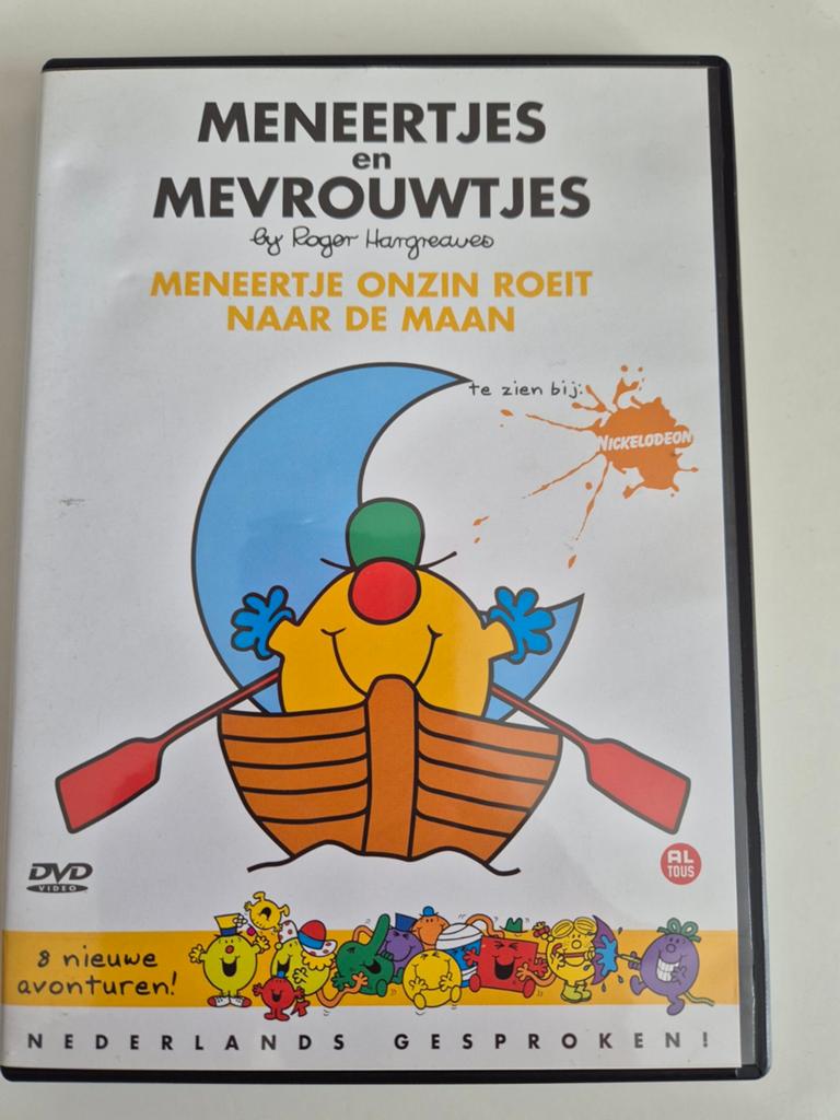 Meneertjes en Mevrouwtjes: Meneertje Onzin roeit naar de ma, Alle leeftijden, Ophalen of Verzenden, Zo goed als nieuw, Educatief