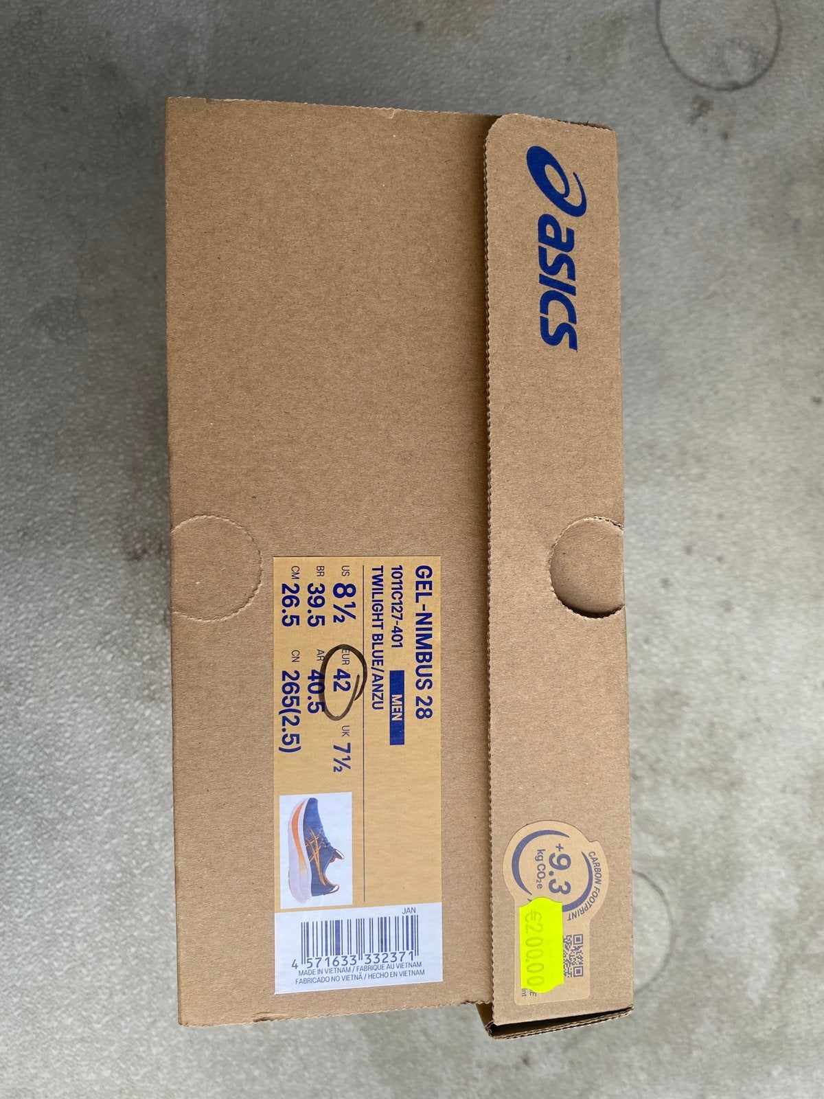 Hardloopschoenen Asics Nimbus maat 42 (zo goed als nieuw), Sport en Fitness, Loopsport en Atletiek, Ophalen of Verzenden, Zo goed als nieuw