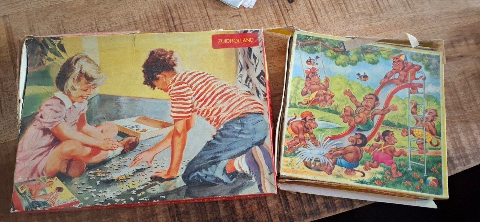 puzzel jaren '60, Ophalen, Minder dan 500 stukjes, Gebruikt, Legpuzzel