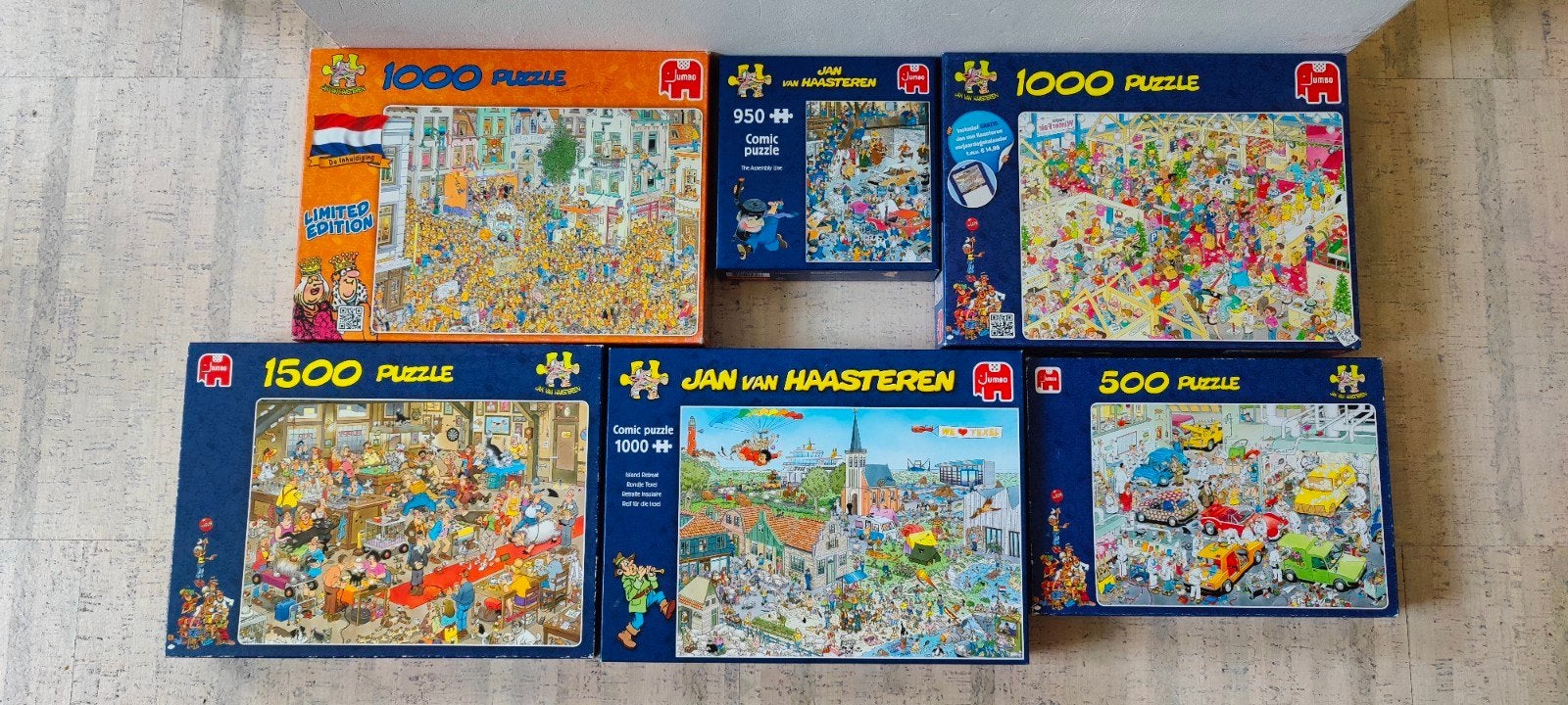 Jan van Haasteren puzzels ruilen