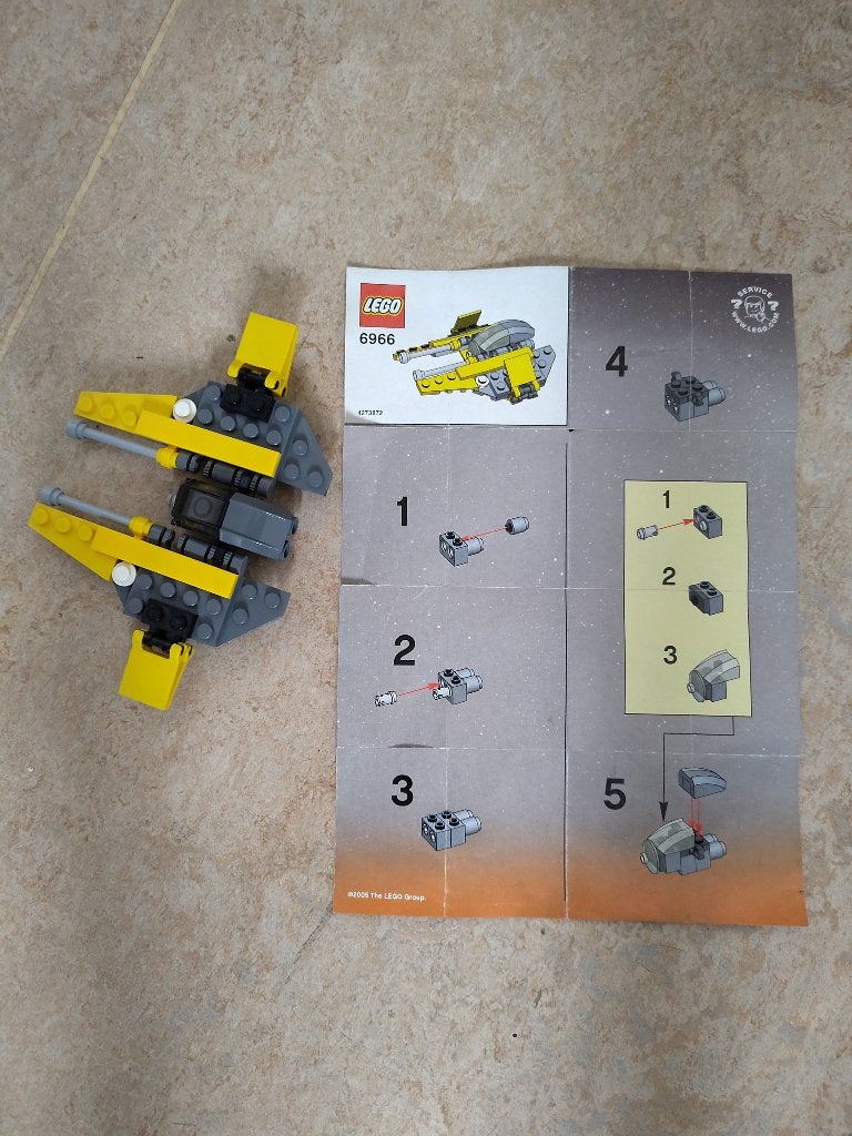 LEGO Star Wars 6966 Jedi Starfighter (polybag), Gebruikt, Star Wars, Lego, Ophalen of Verzenden