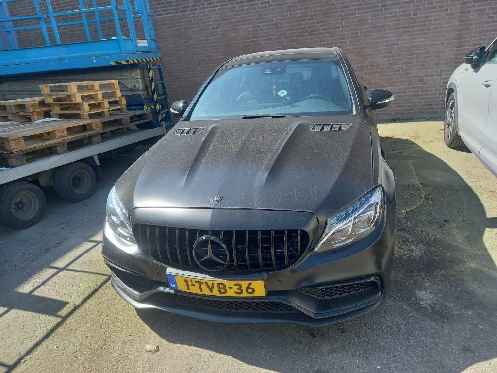 Mercedes-Benz C-Klasse C220 CDI 2.1 125KW Aut7 2014 Zwart, Auto's, Mercedes-Benz, Automaat, Achterwielaandrijving, 1800 kg, 4 cilinders