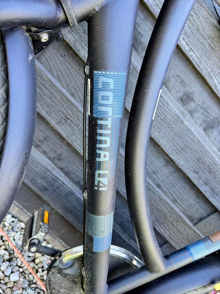 Cortina U4 meisjesfiets (24 inch) met Basil krat, Ophalen, Terugtraprem, Versnellingen, Gebruikt