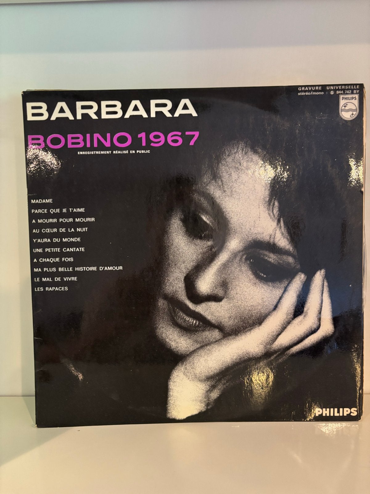 Barbara - Bobino 1967 Live Album (Philips), Ophalen of Verzenden, Gebruikt, Live-album, Chanson