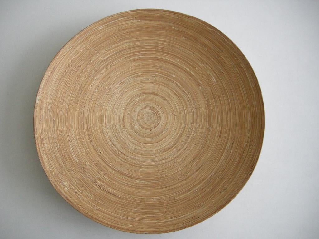 Hulter rotan schaal Ikea / 45cm - zgan, Ophalen, Schaal, Rond, Zo goed als nieuw