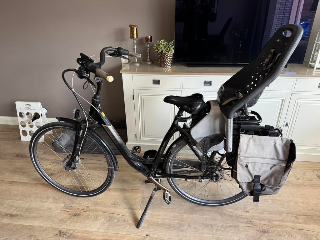 Sparta Amazone 4 Life Elektrische Moederfiets Incl Zitje, Sparta, Gebruikt, Ophalen of Verzenden, 51 tot 55 cm