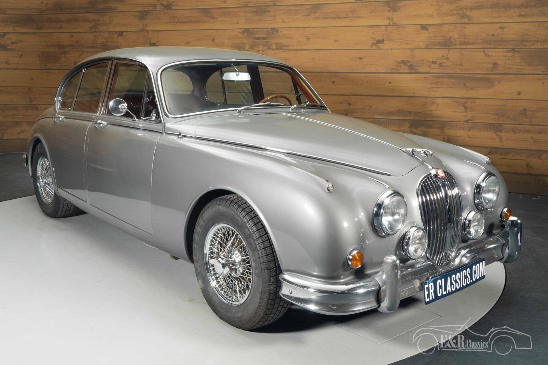 Jaguar MK2 3.8 Sedan | 1967, Auto's, Oldtimers, Lederen bekleding, Achterwielaandrijving, 4 stoelen, Leder