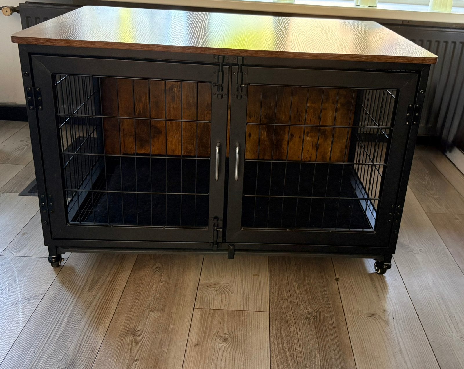 Topmast luxe metalen bench voor huisdieren, Ophalen, Zo goed als nieuw