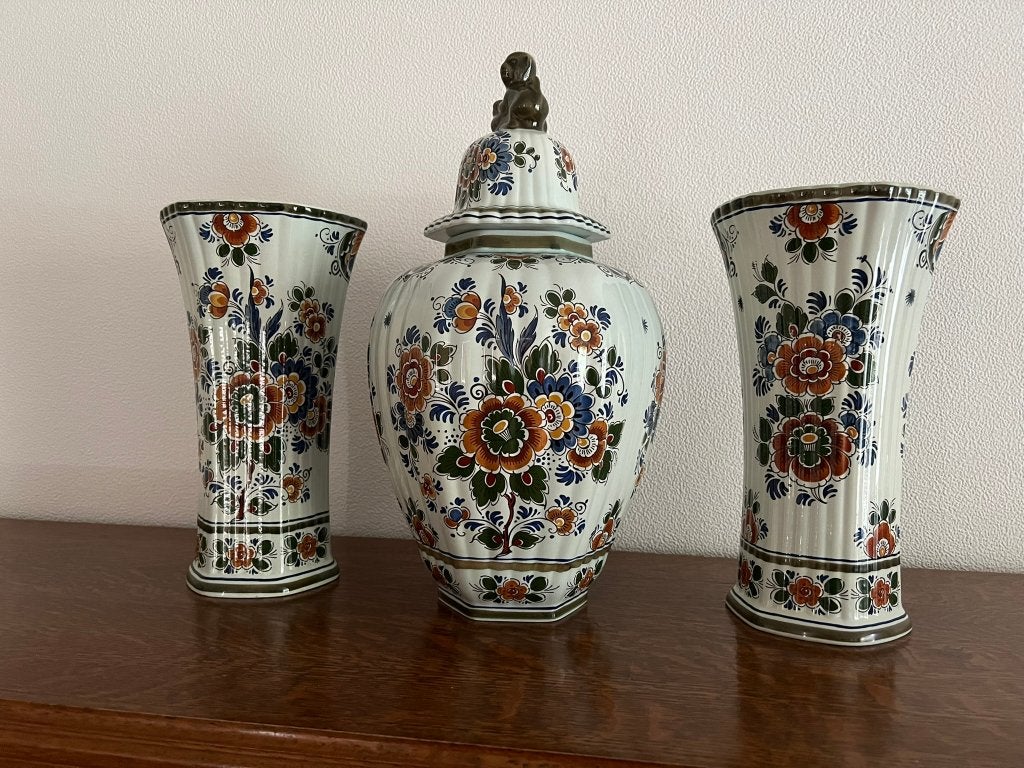 Oud 3 delig Kaststel - Delft Handwerk, Ophalen of Verzenden
