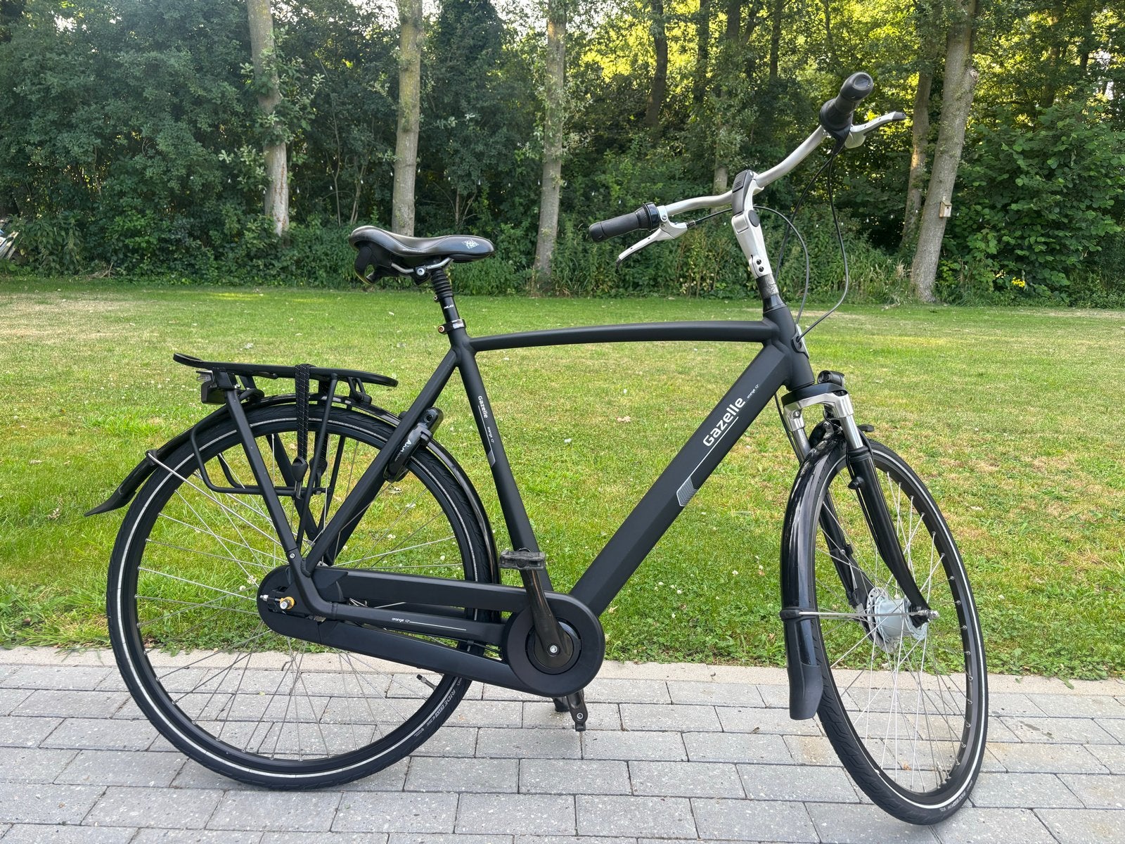 Gazelle Orange C7 - Zo goed als nieuw, recent onderhoud, Ophalen, Versnellingen, Zo goed als nieuw, 61 tot 65 cm