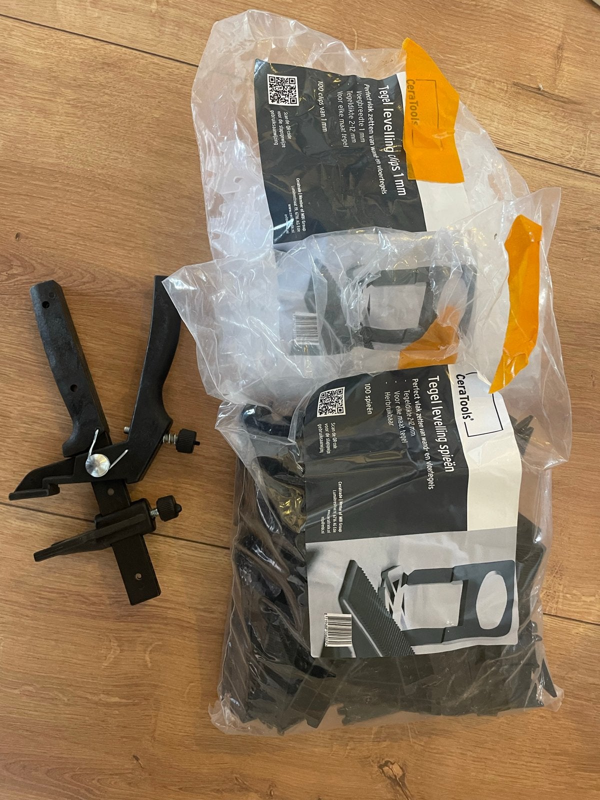 CeraTools Tegel Levelling Systeem - Clips, Spieën en Tang, Ophalen, Nieuw
