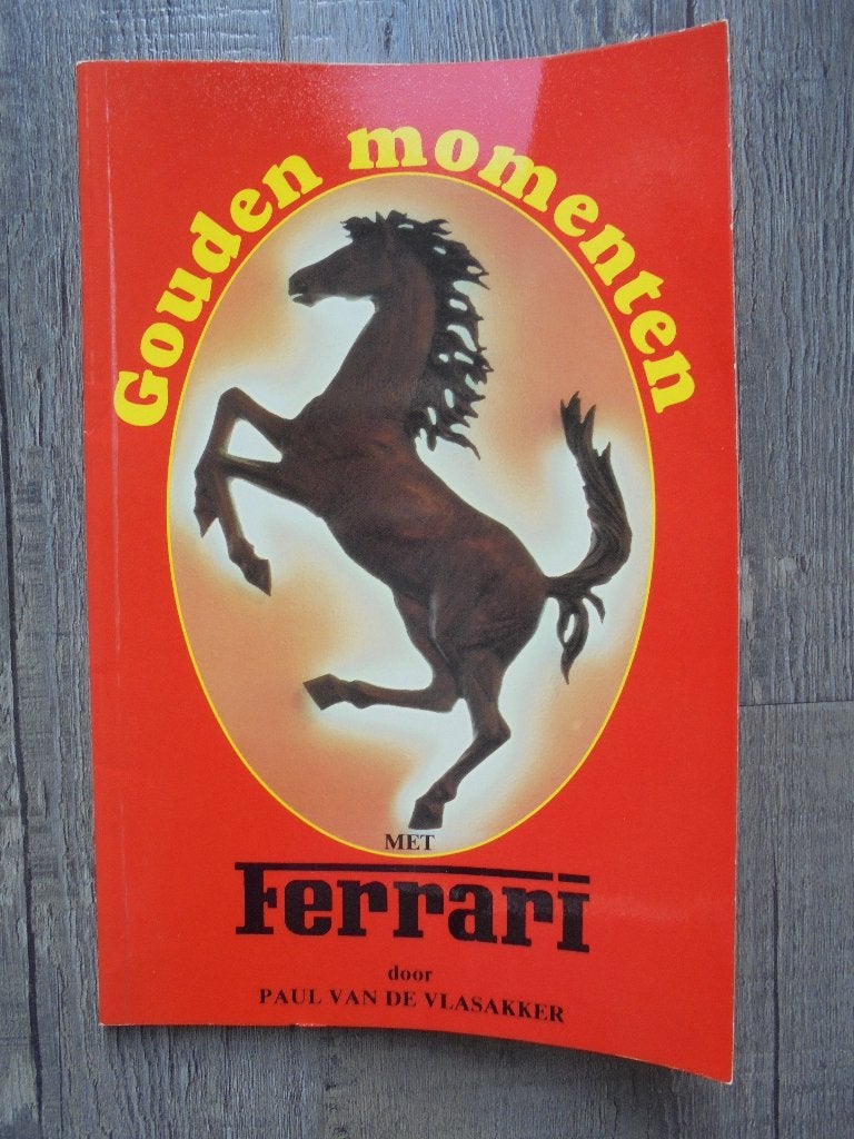 Boek Gouden momenten met Ferrari, Ophalen of Verzenden, Zo goed als nieuw, Ferrari