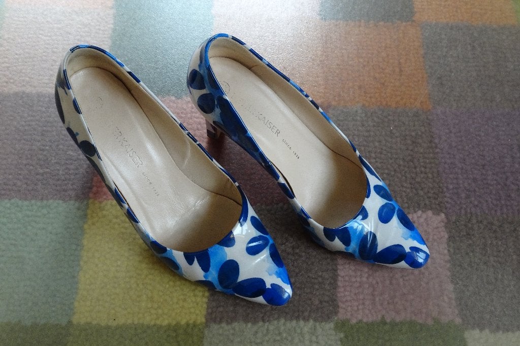 PETER KAISER pumps mt 38,5, Peter Kaiser, Pumps, Blauw, Ophalen of Verzenden
