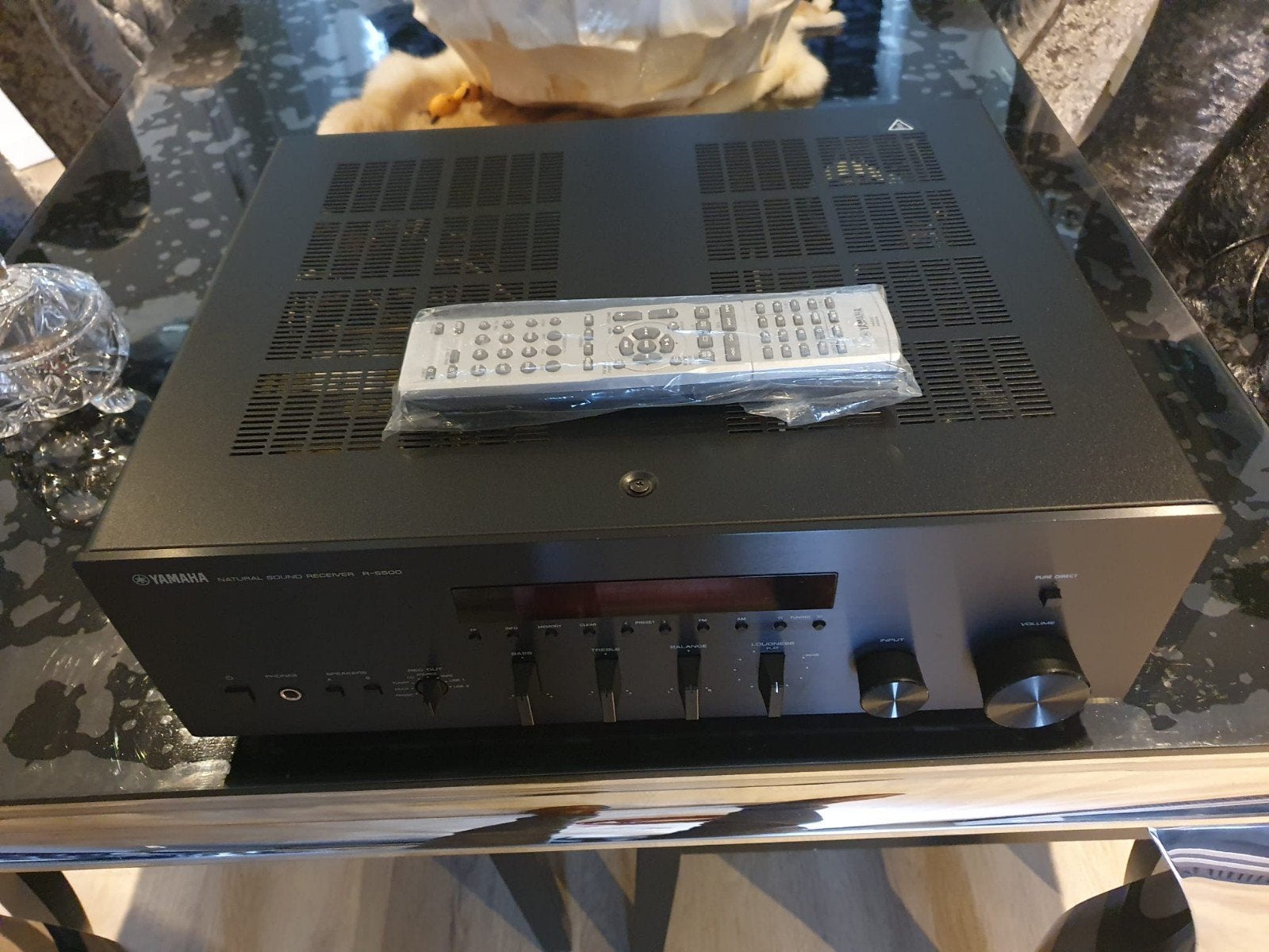 Yamaha R-S300 Natural Sound Receiver in het zwart, Ophalen, Zo goed als nieuw