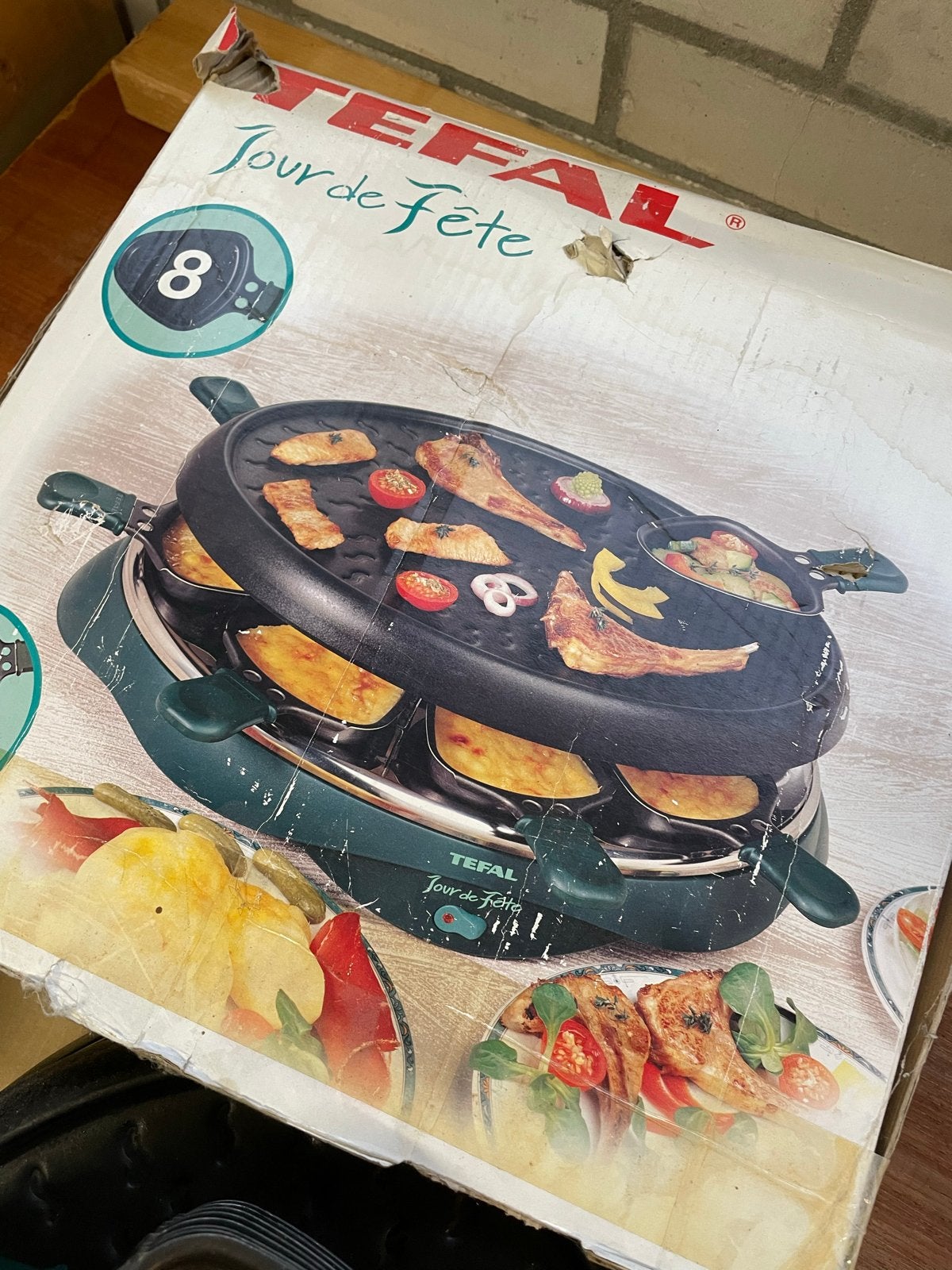 GRATIS: Tefal Jour de Fête Gourmetstel voor 8 personen, Ophalen, Gebruikt, 8 personen of meer