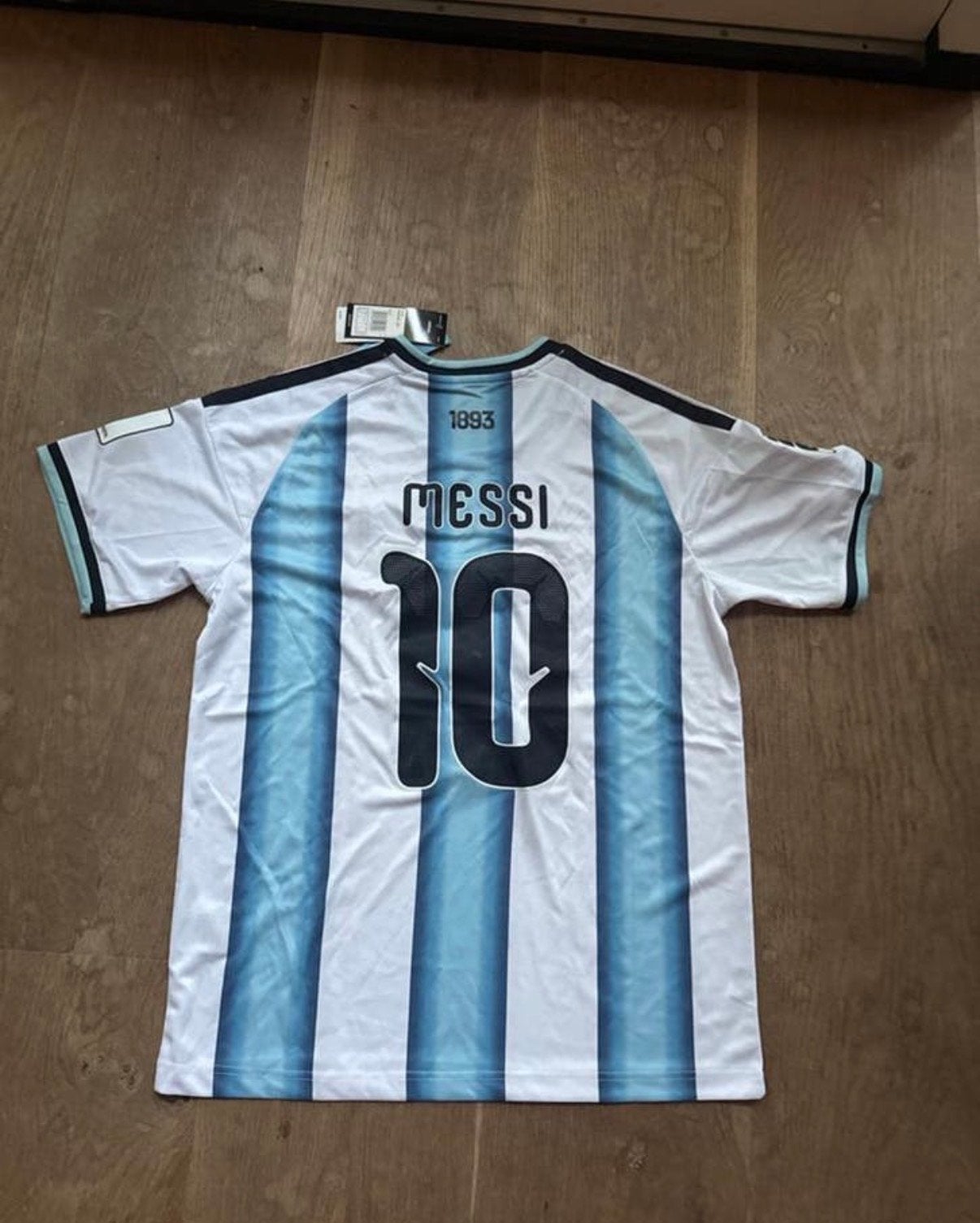 Messi Argentinië thuisshirt - Maat L, Ophalen of Verzenden, Nieuw, Maat 52/54 (L), Wit