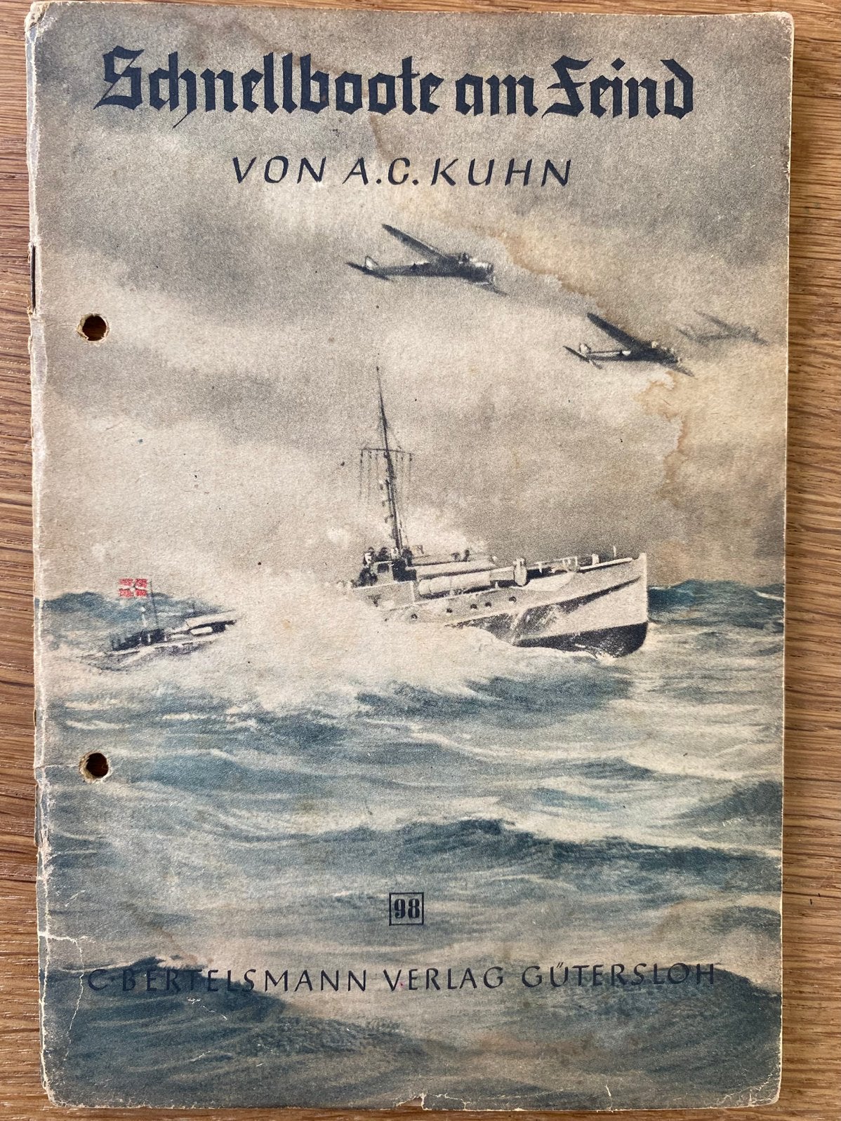 ‘Schnellboote am Feind’ duits jeugdboekje wo2, Verzamelen, Militaria | Tweede Wereldoorlog, Ophalen of Verzenden, Duitsland