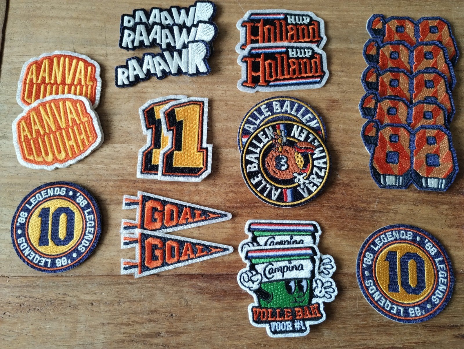 Grote collectie jumbo juich patches, Ophalen of Verzenden, Zo goed als nieuw, Stickers en Plaatjes