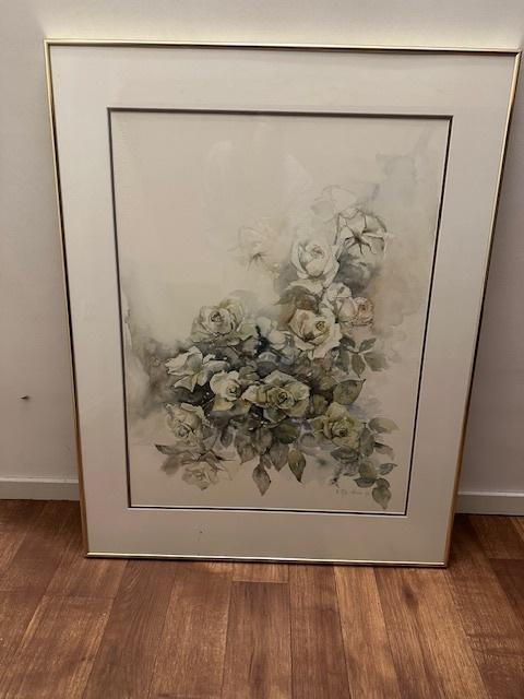 aquarel schilderij, Ophalen