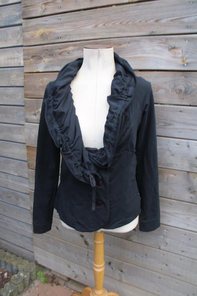 Jasje/ Vest zwart Cora Kemperman mt L Vaste prijs, Verzenden, Zwart, Maat 42/44 (L), Jasje