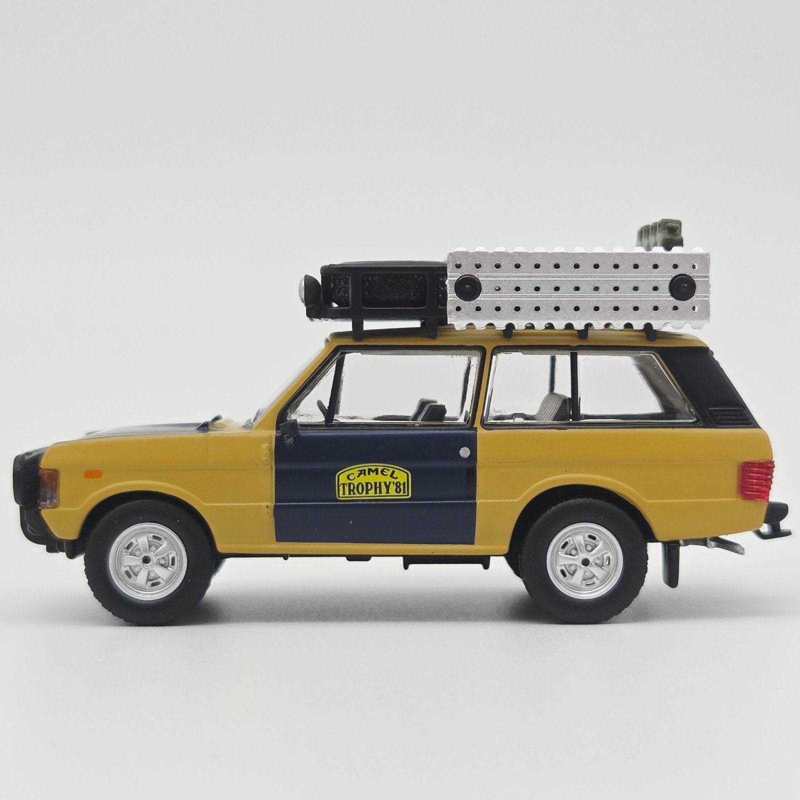 Mini Gt – 1981 Land Rover Range Rover *Camel Trophy* H.Fisch, Mymodelcar@outlook.com, Auto, Ophalen of Verzenden, Mini gt