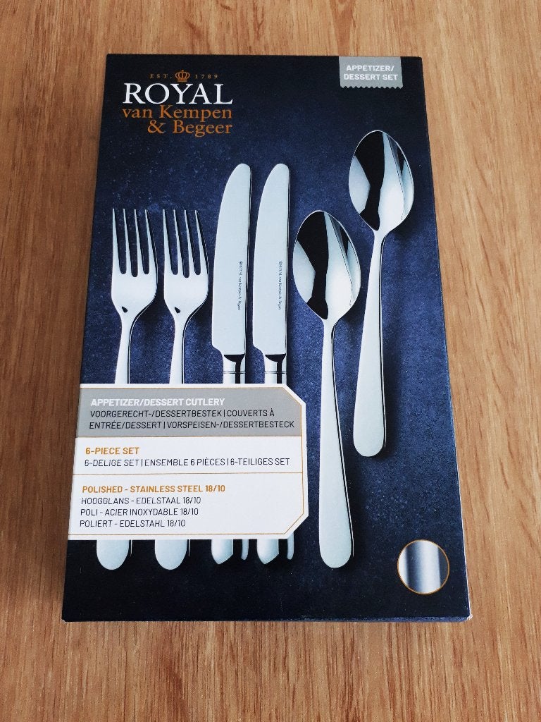 royal van kempen & begeer voorgerecht-/dessertbestek, Royal Van Kempen & Begeer, Bestekset, Nieuw, Ophalen of Verzenden