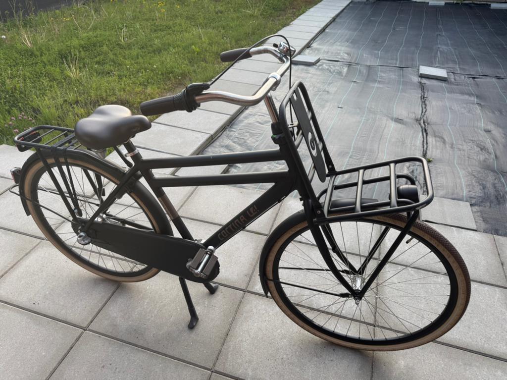 Cortina U4 jongensfiets, zwart mat 26 inch, Fietsen en Brommers, Fietsen | Jongens, Ophalen, Zo goed als nieuw