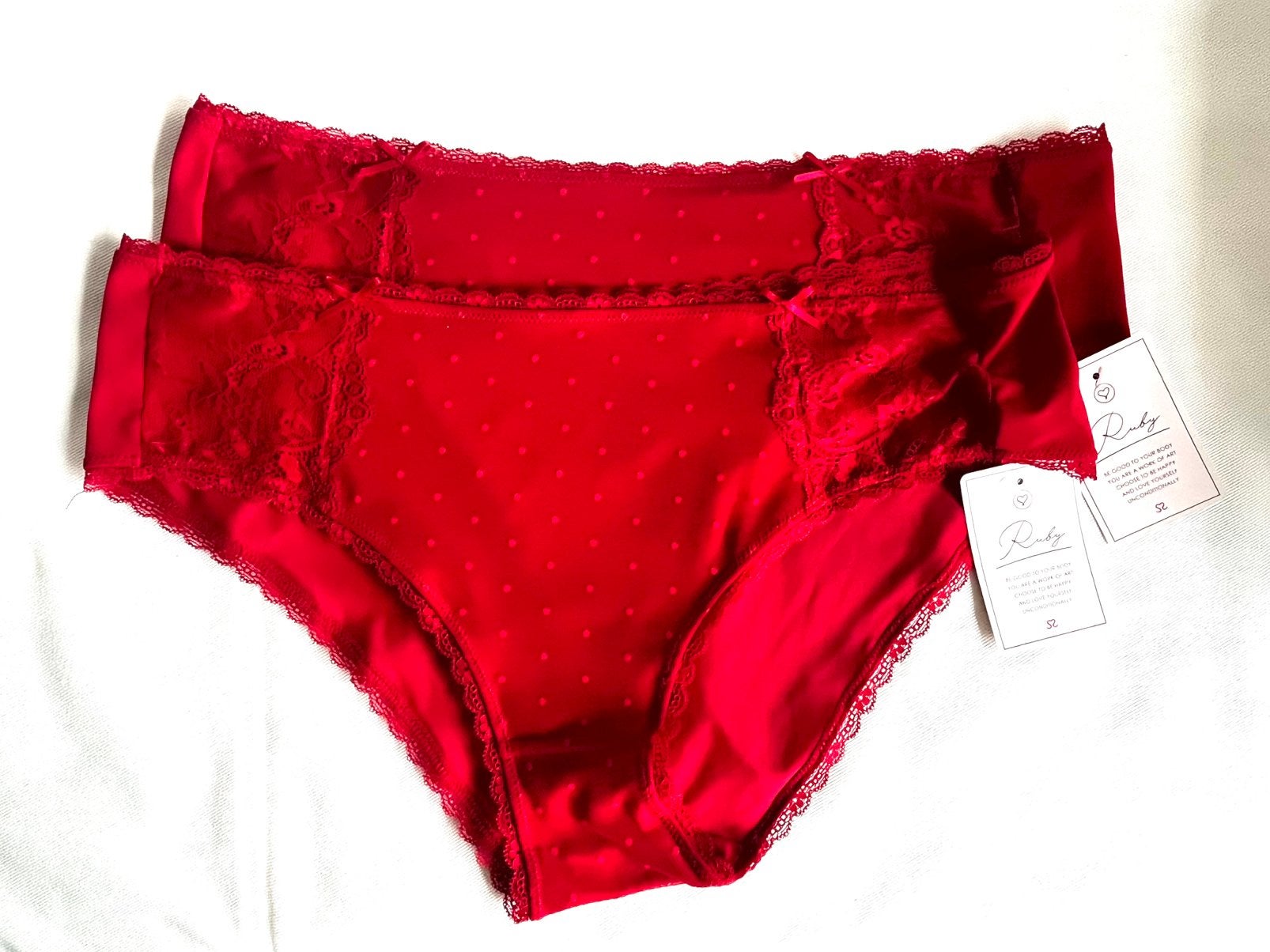 2x SugarShape Panty Ruby Red, nieuw met tags, maat 46/48, Ophalen of Verzenden, Rood, Slip