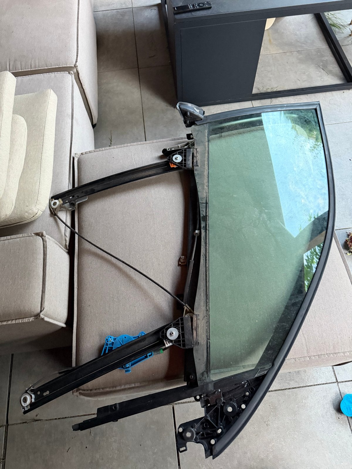 Raammechanisme met ruit voor Audi A3 8P, Auto-onderdelen, Ophalen, Gebruikt, Audi