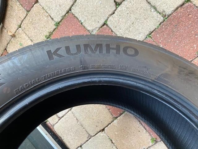 4 Kumho Ecsta PS71 SUV EV 235/55 R19 105V EV, K-Silent, Ophalen, Gebruikt
