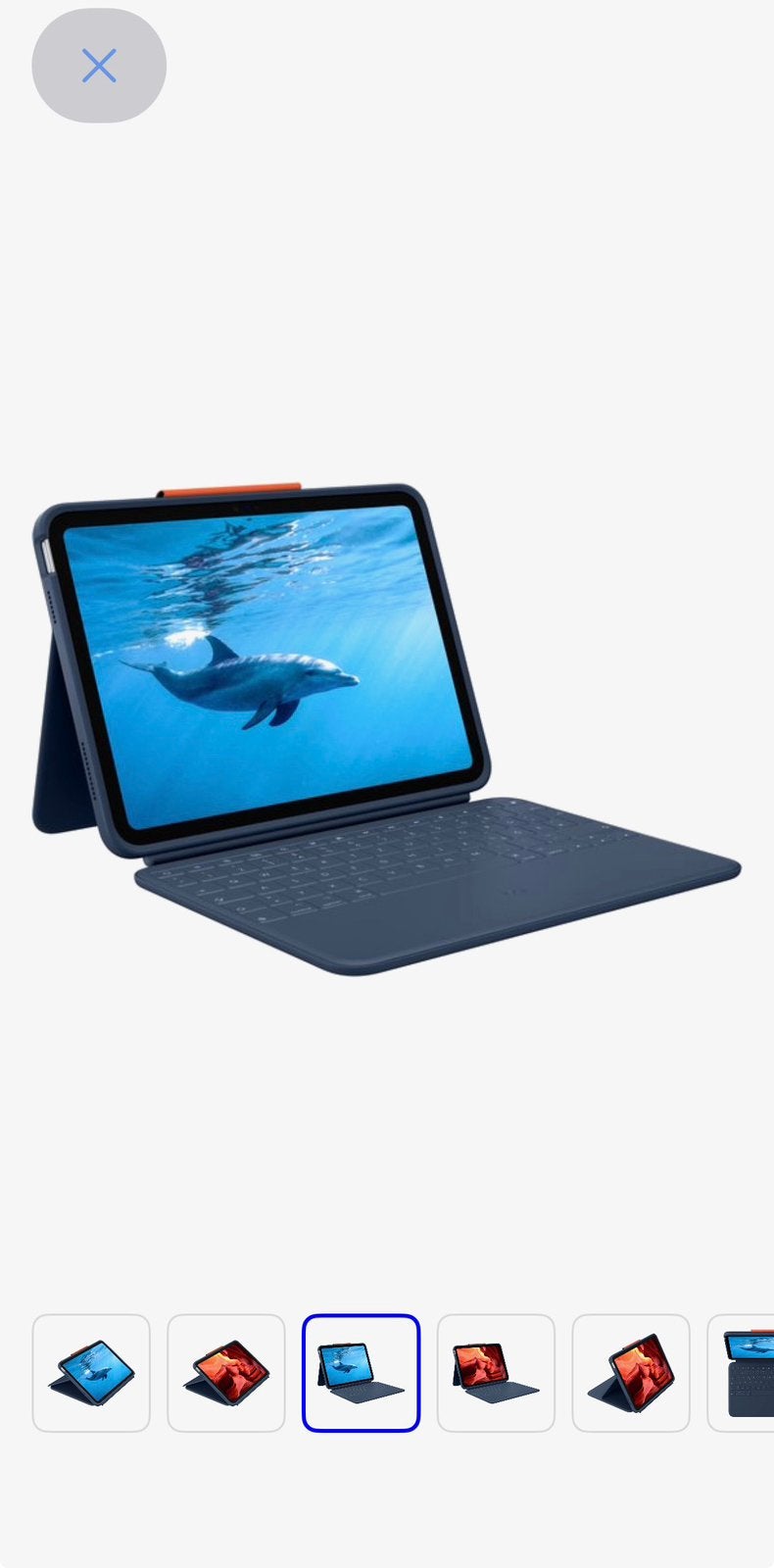 Logitech Rugged Combo 4., Ophalen of Verzenden, Zo goed als nieuw, 10 inch, Bescherming voor- en achterkant
