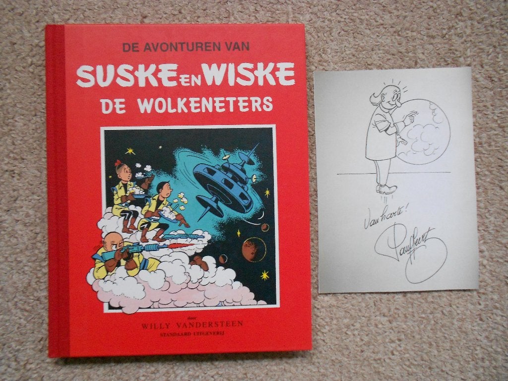 Suske en Wiske 44 Klassiek - De Wolkeneters +tek Paul Geerts, Willy Vandersteen, Eén stripboek, Nieuw, Ophalen of Verzenden