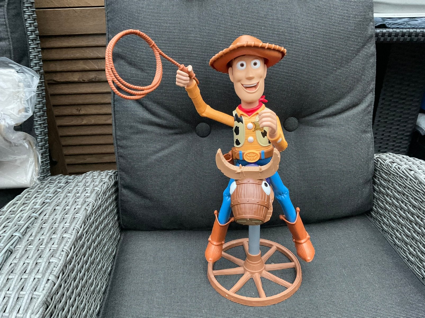 Nieuwe zgan Disney Toy Story Woody / Andy Rodeo, werkt.CLX47, Ophalen, Overige figuren, Nieuw, Beeldje of Figuurtje