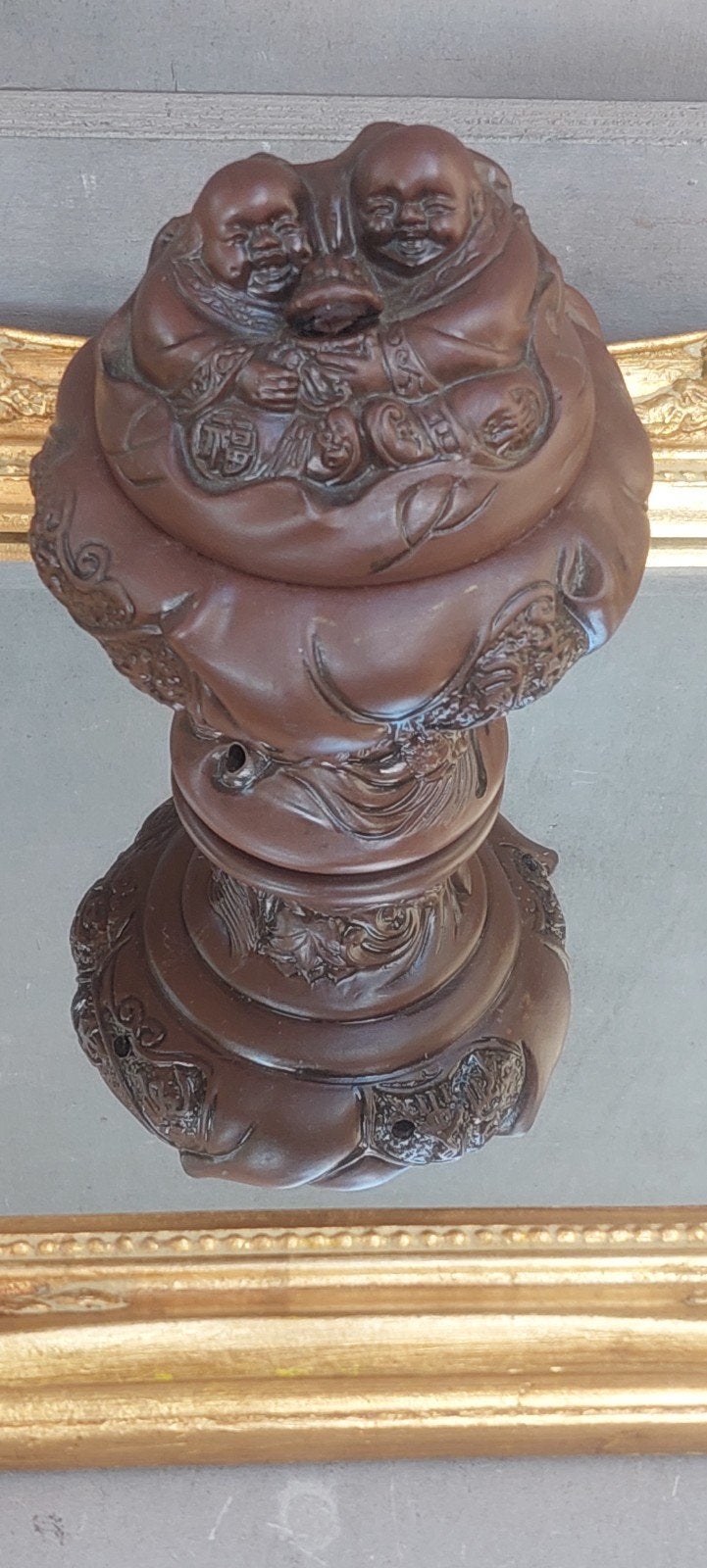 Chinese Wierrookhouder van lachende Boeddha's, Ophalen of Verzenden